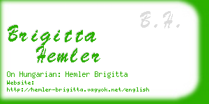 brigitta hemler business card